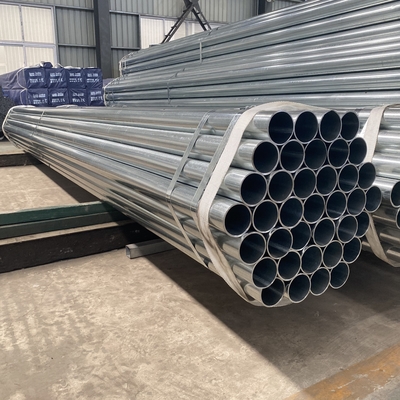 Труба Q235 40-60g/M2 гальванизированная цинком стальная строя горячую окунутую гальванизированную трубу ASTM 0.3-2.2mm GI