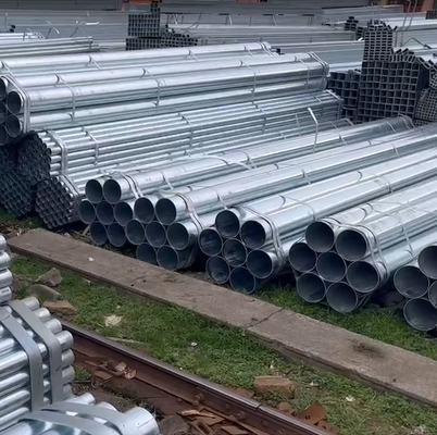 Толщина ISO9001 трубы DX51D Z265 70 металлического листа Хана стальная безшовная гальванизированная круглая