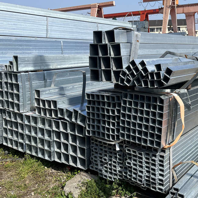 Труба JIS ASTM горячая гальванизированная гальванизировала прямоугольную стальную трубку Q235 Q345 3mm