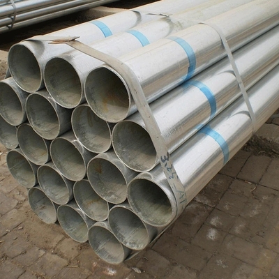 SCH10 SCH30 Оцинкованная стальная труба Q345A 10# 20# Сварная круглая для строительства
